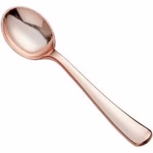 Rose Gold Soup Spoon